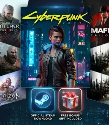 Аккаунт: 【 Cyberpunk 2077 +TOP GAMES 】【 Steam 】【 OFFLINE MODE …, лот №281589